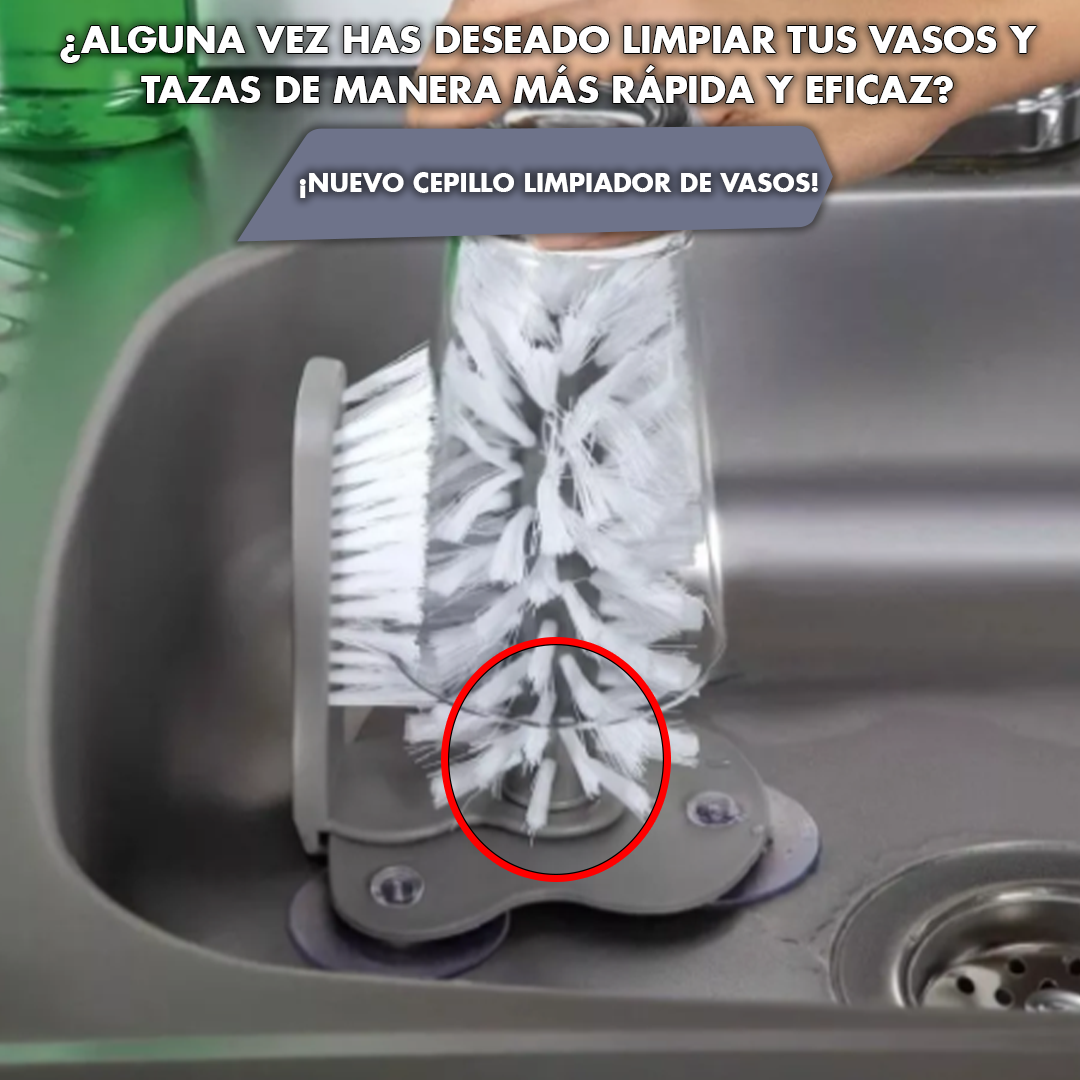 Cepillo limpiador de vasos