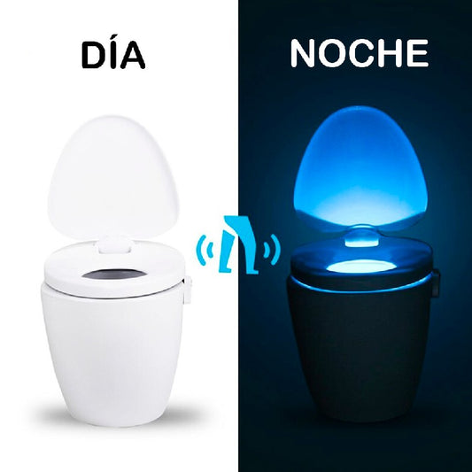 Sensor con luz para inodoro